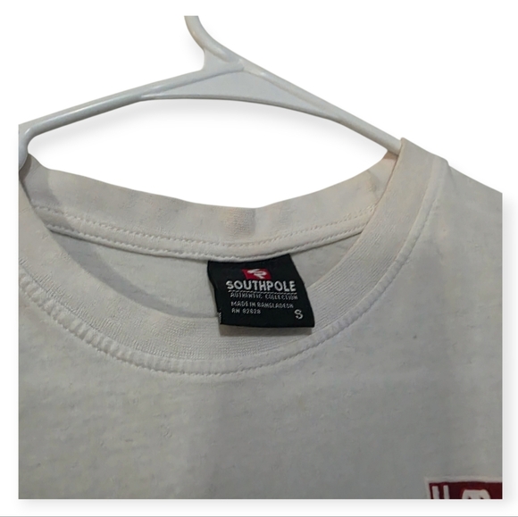 Southpole Dots Candy Graphic T-Shirt White Rainbow Logo Men's Size S - Picture 3 of 6